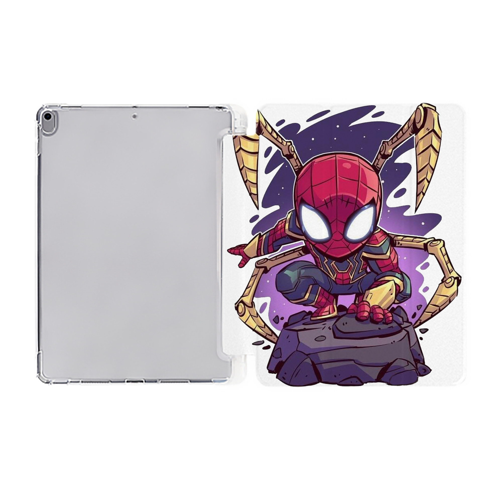 （画像用） アベンジャーズ The Avengers IPad ケース ペン収納付き 三つ折りスタンド PUレザー×シリコン 対応機種9.5/10.5/10.9インチ